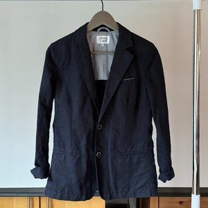 Armani Junior Blue Linen Blazer